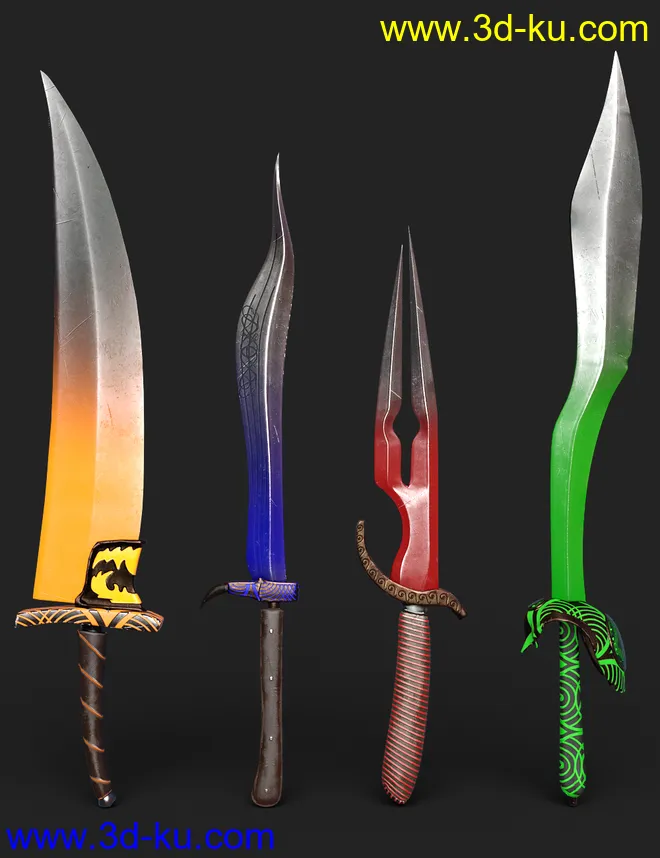 Fantasy Knife for Genesis 8模型的图片2