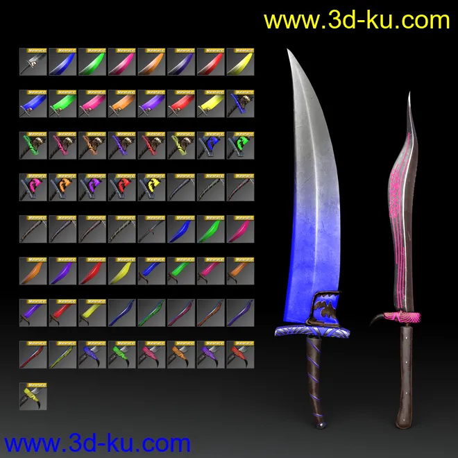 Fantasy Knife for Genesis 8模型的图片6