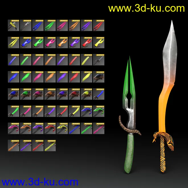 Fantasy Knife for Genesis 8模型的图片7