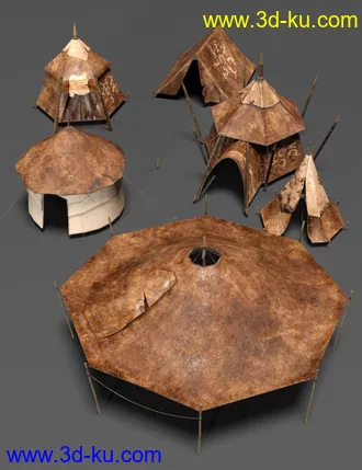 3D打印模型Fantasy Tent Textures的图片