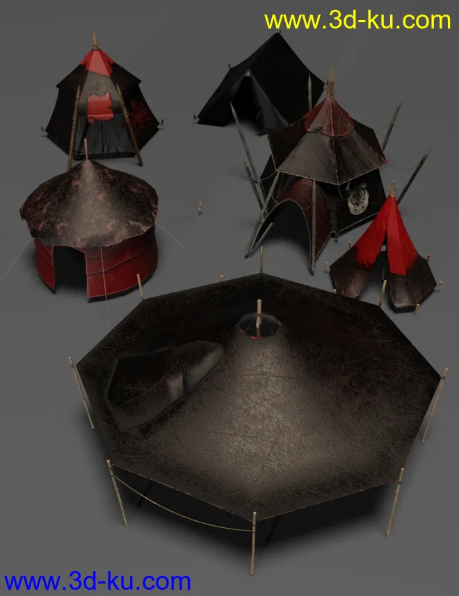 Fantasy Tent Textures模型的图片4