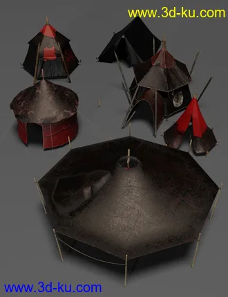 3D打印模型Fantasy Tent Textures的图片