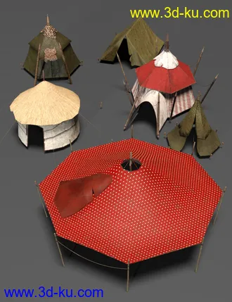 3D打印模型Fantasy Tent Textures的图片