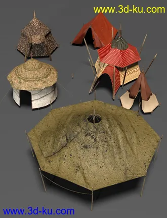 3D打印模型Fantasy Tent Textures的图片