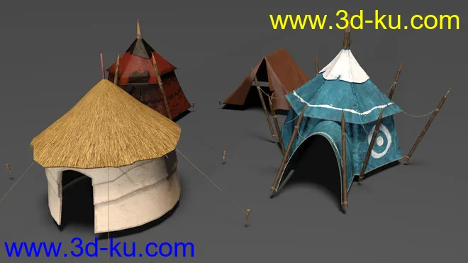 Fantasy Tent Textures模型的图片8