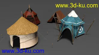 3D打印模型Fantasy Tent Textures的图片