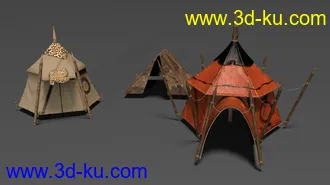 3D打印模型Fantasy Tent Textures的图片