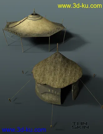 3D打印模型Fantasy Tents的图片