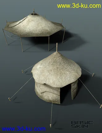 3D打印模型Fantasy Tents的图片