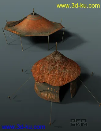 3D打印模型Fantasy Tents的图片