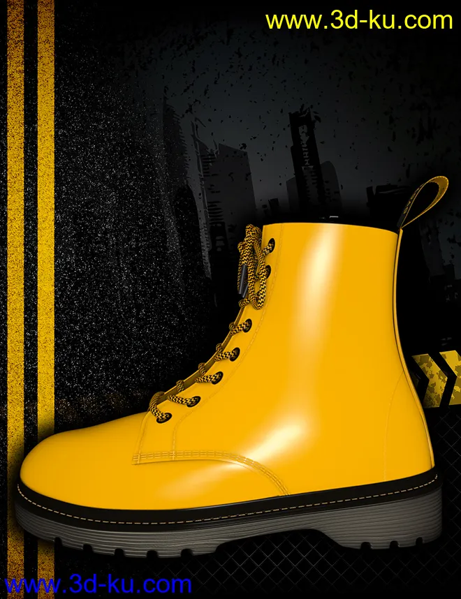 Fashion Basics - Classic Boots for Genesis 8.1 and Victoria 8.1模型的图片1