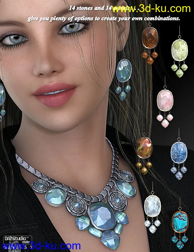 Fashion Chunky Jewelry I模型的图片2