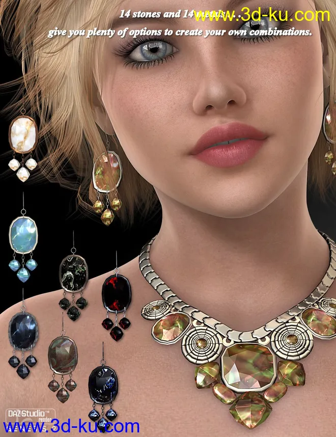 Fashion Chunky Jewelry I模型的图片3