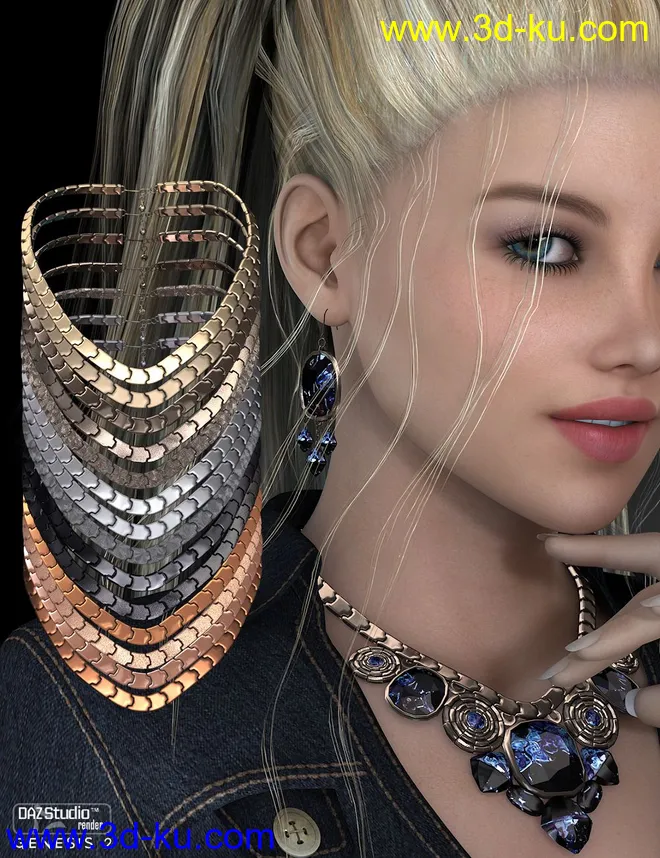 Fashion Chunky Jewelry I模型的图片4