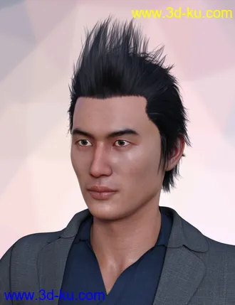 3D打印模型FE Short Hair Vol 3 for Genesis 8 Male and Female的图片