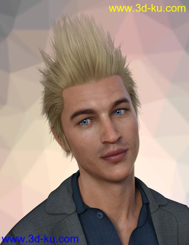 FE Short Hair Vol 3 for Genesis 8 Male and Female模型的图片5