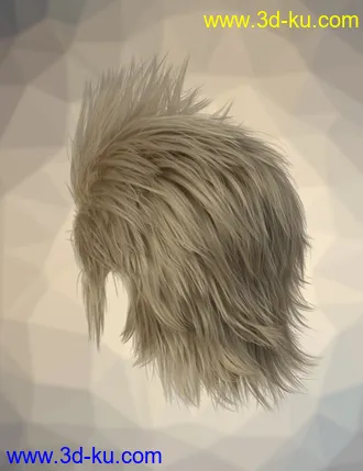 3D打印模型FE Short Hair Vol 3 for Genesis 8 Male and Female的图片