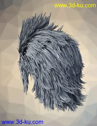 3D打印模型FE Short Hair Vol 3 for Genesis 8 Male and Female的图片