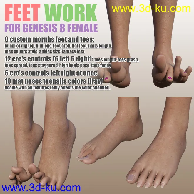 Feet Work for G8F模型的图片1