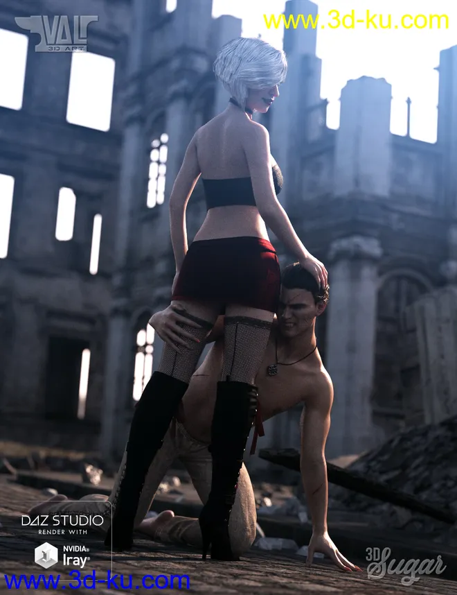 Ferocious Poses for Genesis 8 Male(s) and Female(s)模型的图片1