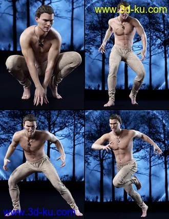 3D打印模型Ferocious Poses for Genesis 8 Male(s) and Female(s)的图片