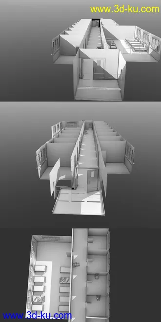 3D打印模型FG Abandoned Mental Hospital的图片