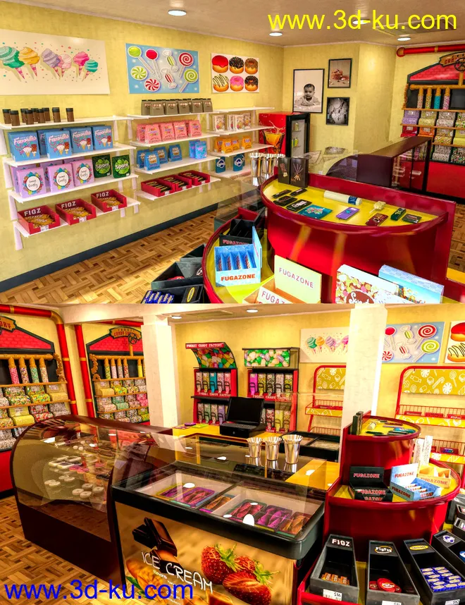 FG Candy Store模型的图片1