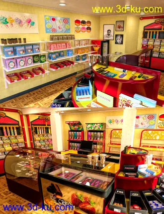 3D打印模型FG Candy Store的图片