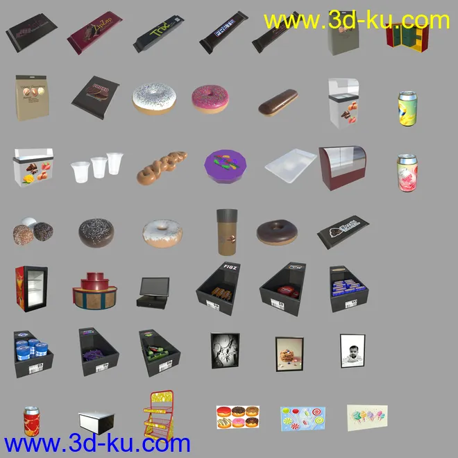 FG Candy Store模型的图片4