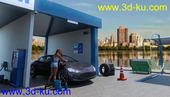 FG Car Wash模型的图片4