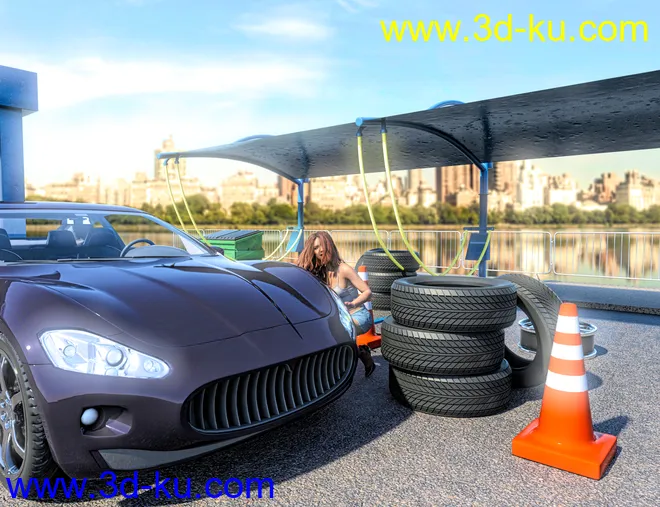 FG Car Wash模型的图片5