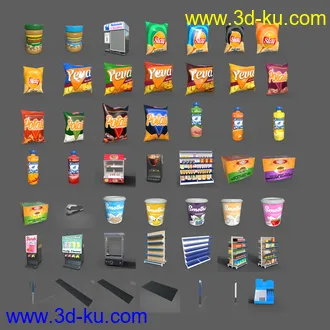 3D打印模型FG Convenience Store的图片