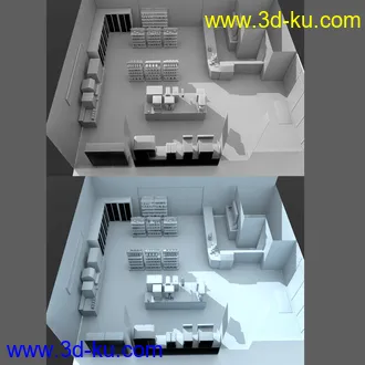 3D打印模型FG Convenience Store的图片