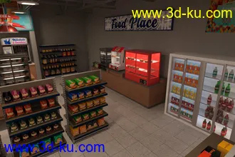 3D打印模型FG Convenience Store的图片