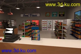 3D打印模型FG Convenience Store的图片
