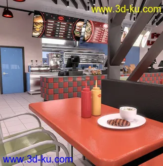 3D打印模型FG Fast Food Chain的图片