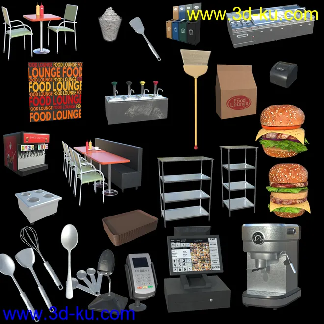 FG Fast Food Chain模型的图片4