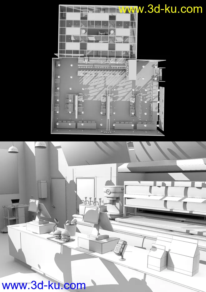 FG Fast Food Chain模型的图片7