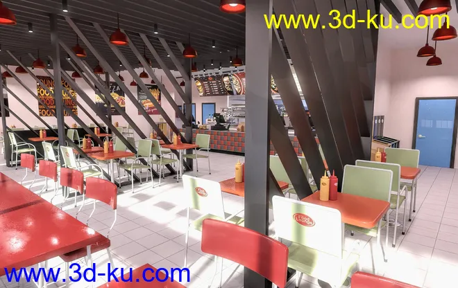 FG Fast Food Chain模型的图片8