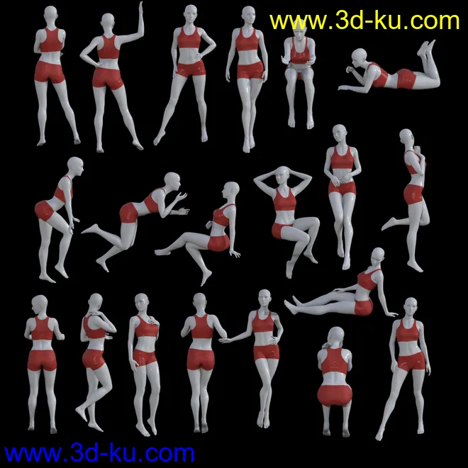 FG Gothic Library Poses模型的图片6