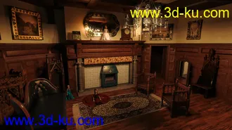 3D打印模型FG Gothic Sitting Room的图片