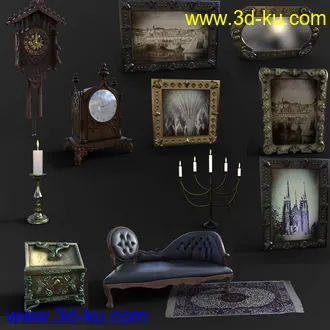 3D打印模型FG Gothic Sitting Room的图片
