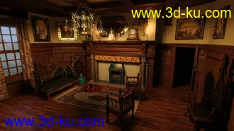 3D打印模型FG Gothic Sitting Room的图片