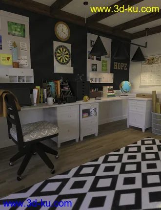 3D打印模型FG Home Study的图片