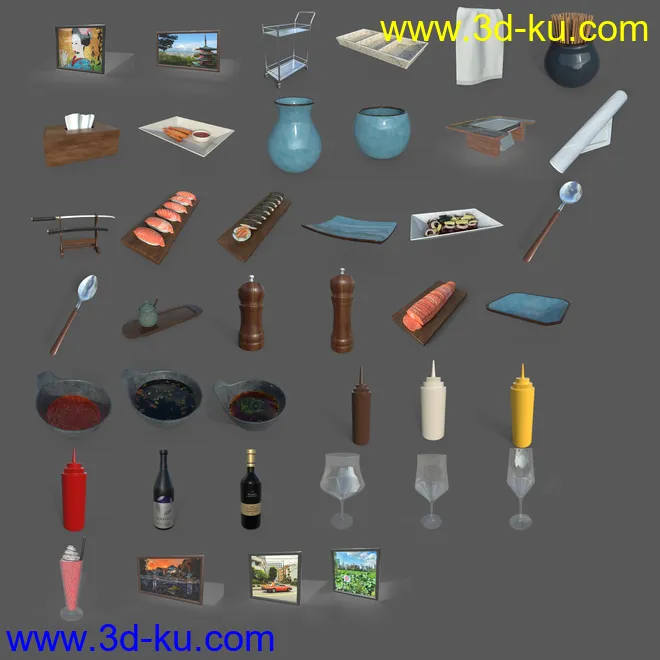 FG Japanese Steak House模型的图片4