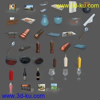 3D打印模型FG Japanese Steak House的图片