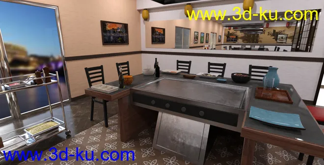 FG Japanese Steak House模型的图片7