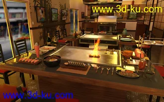 3D打印模型FG Japanese Steak House的图片