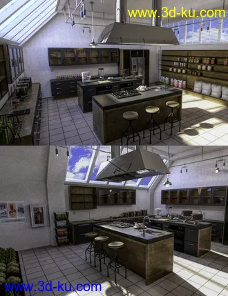 3D打印模型FG Kitchen的图片