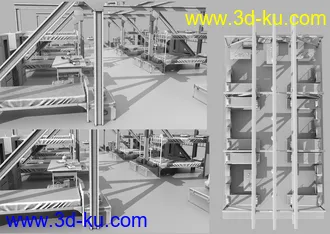 3D打印模型FG Military Barracks的图片